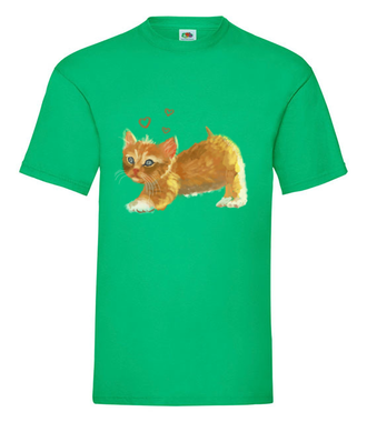 Kotek jak malowany - Koszulka z nadrukiem - Miłośnicy kotów - Męska