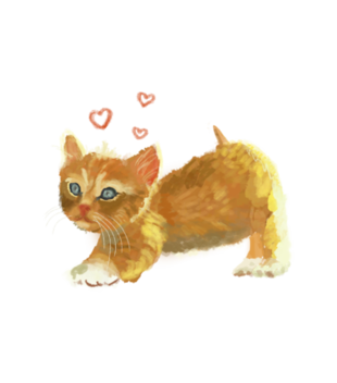 Kotek jak malowany - Kubek z nadrukiem - Miłośnicy kotów - Gadżety