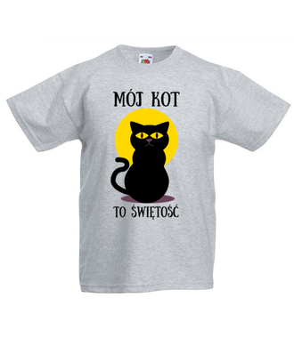Bo do kota można mieć dystans - Koszulka z nadrukiem - Miłośnicy kotów - Dziecięca