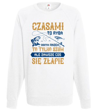 Koszulka informacyjna - Bluza z nadrukiem - Wędkarskie - Męska