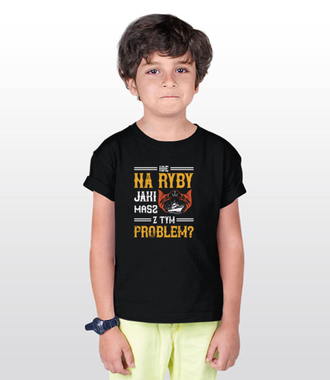 Koszulka protestacyjna - Koszulka z nadrukiem - Wędkarskie - Dziecięca