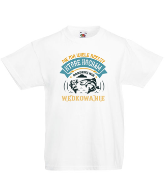 Deklaracja wędkarska na koszulce - Koszulka z nadrukiem - Wędkarskie - Dziecięca