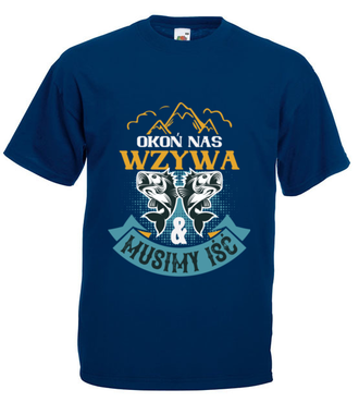 Koszulki dla wędkarskiej grupy - Koszulka z nadrukiem - Wędkarskie - Męska
