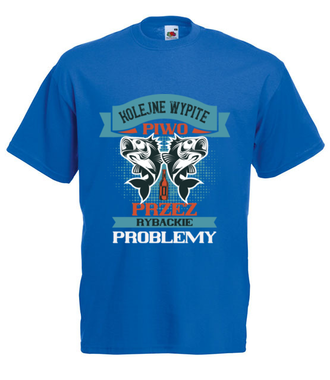 Koszulka na wędkarską modłę - Koszulka z nadrukiem - Wędkarskie - Męska