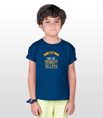 Wędkowanie pokoleniowe - Koszulka z nadrukiem - Wędkarskie - Dziecięca