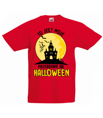 Efektowane przebranie - Koszulka z nadrukiem - Halloween - Dziecięca